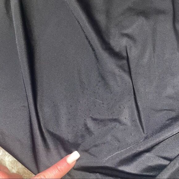 CITY CHIC one piece zip front padded swimsuit SZ M oversized tankini TOP. - Picture 9 of 9